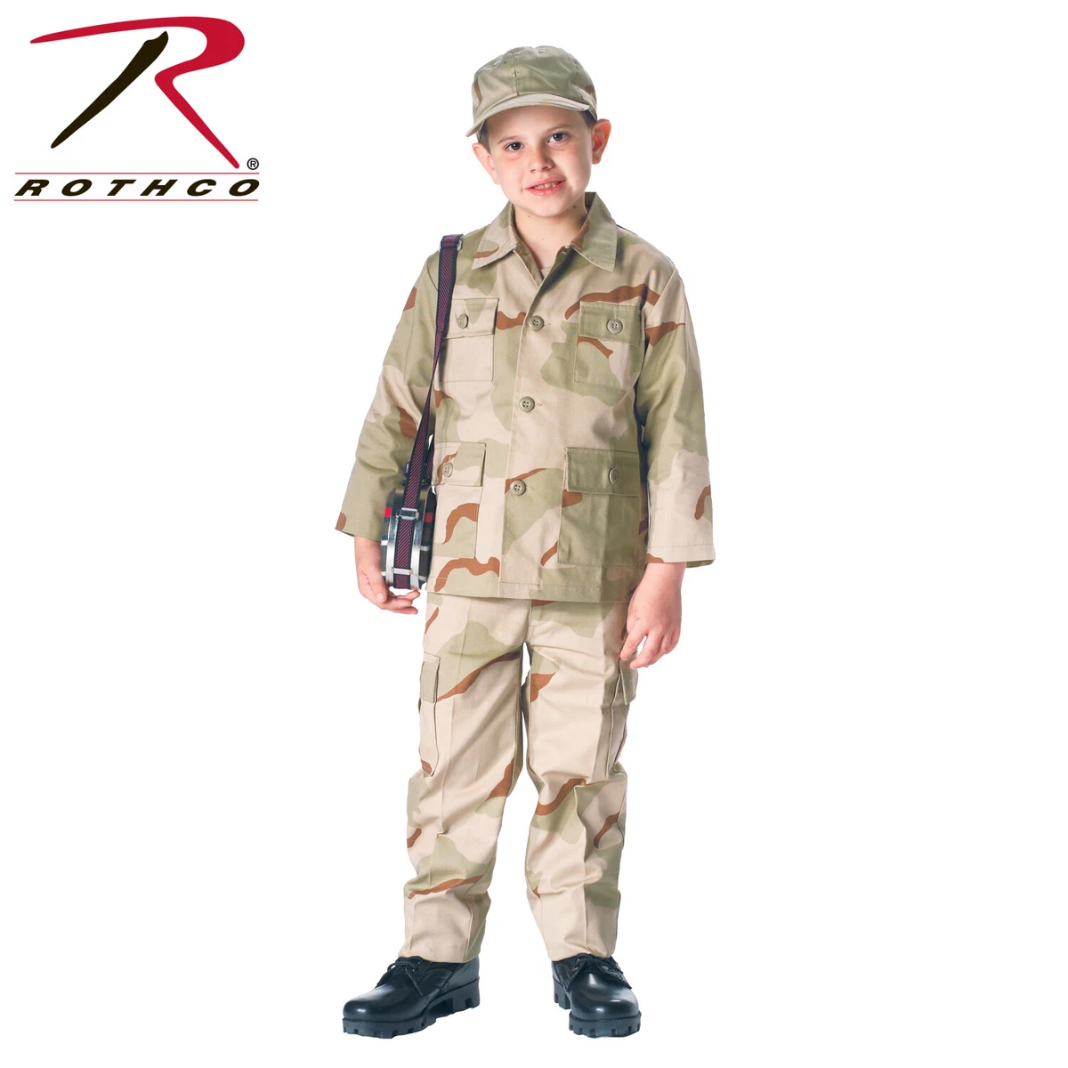Kids Tri Color Desert Camo BDU Pants NEW Size 16 eBay