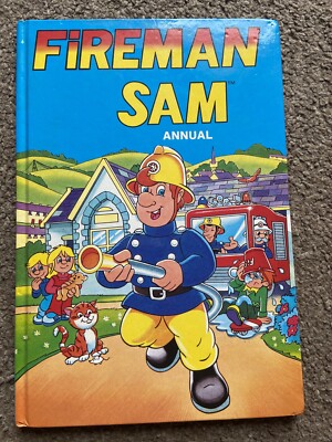 FIREMAN-SAM-ANNUAL-VINTAGE-HARDBACK-1991