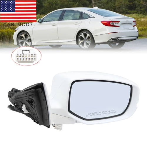 For Honda Accord 2013-2017 Right Passenger Side Mirror Camera Turn Signal Heated