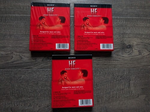 Lot of 6 SONY 90 Minutes HF Audio Cassette Tapes Sealed Unopened Packages HiFi - Picture 4 of 7