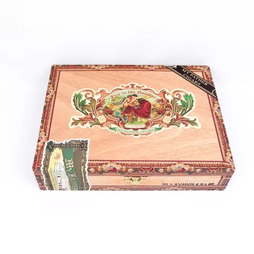 Flor de las Antillas Toro Empty Wood Cigar Box 9" x 7" x 2" - Picture 3 of 8