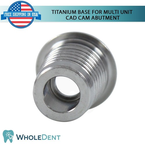5X Straight Multi Unit 1.4mm Slim Abutment Attachment CAD/CAM Set Int Hex 2.0mm - Imagen 2 de 7