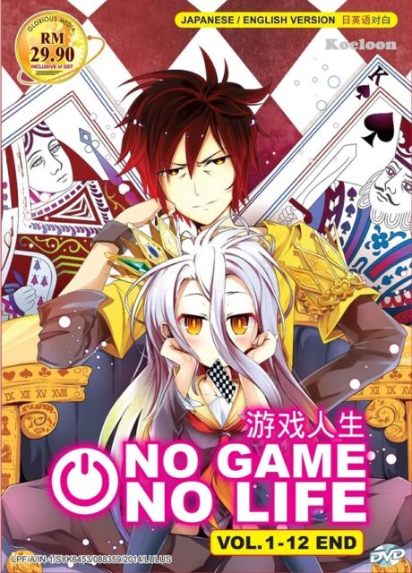 Dvd Japan Anime No Game No Life Complete Series 1 12 End English Dub Version For Sale Online