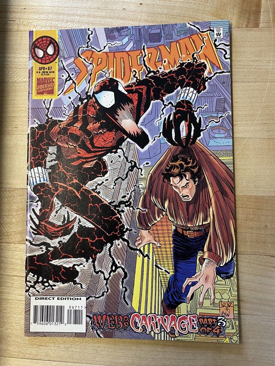 SPIDER-MAN #67 - WEB OF CARNAGE! MARVEL COMICS, PETER PARKER