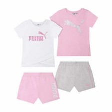 PUMA Youth 4-piece  Set, White