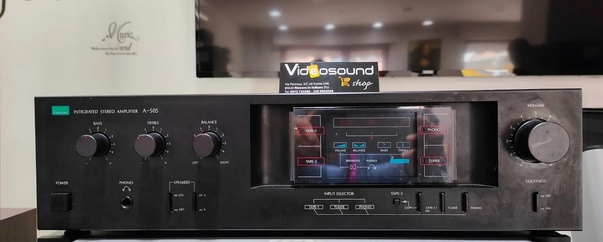 SANSUI AU-α505RX Sansui AU-505 Integrated Amplifier SN 013021311 - YouTube