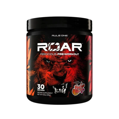 Rule1 Roar Pre-Workout Booster 270 - 315 g + FREE SAMPLE!
