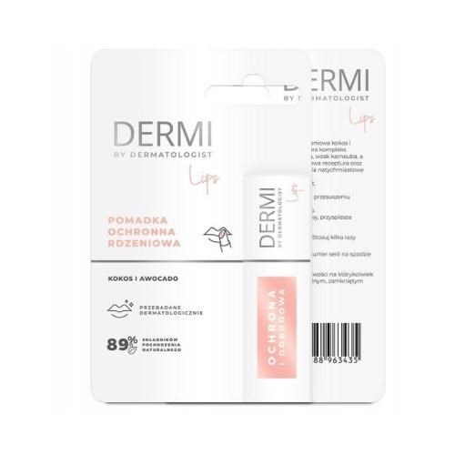 5908288963435 ДЕРМИ Липпен шютценде Керн Липпенштифт с авокадо и кокосовым орехом 4