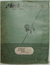 1958 Mack Truck LVX Model Parts Book - Number 2559