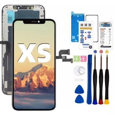 Für iPhone XS Display Vormontiert 3D Touch Retina HD Bildschirm Screen LCD OLED