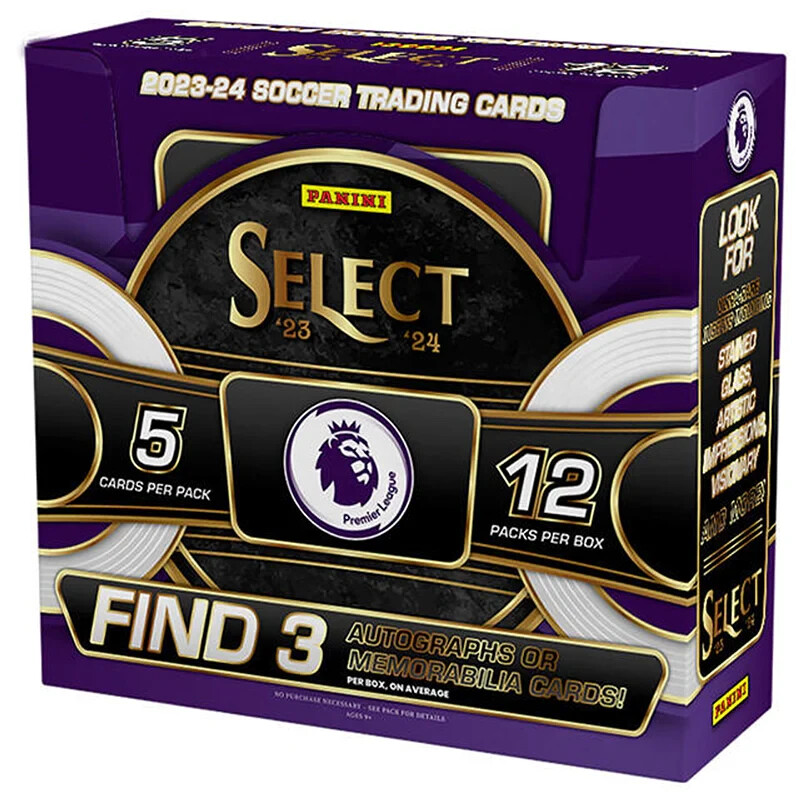 2023-24 Panini Select Premier League Soccer Hobby Box - In Hand Ready to Ship!