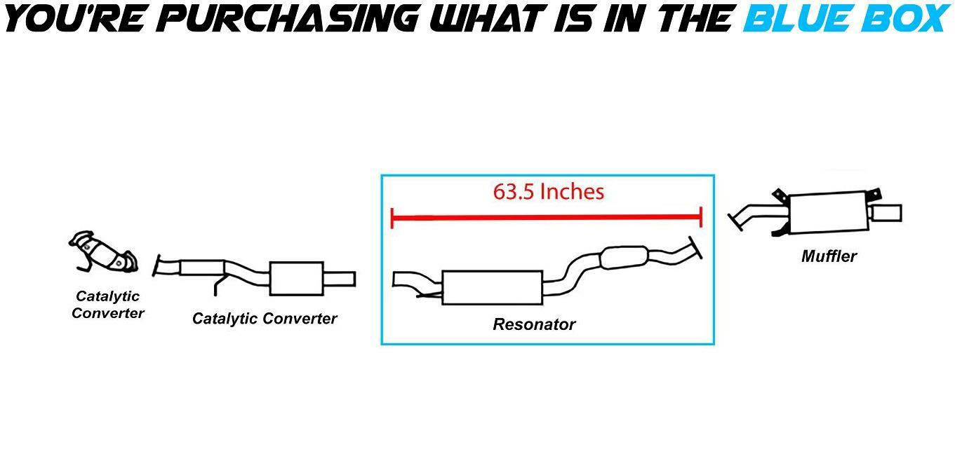 Exhaust Resonator Pipe fits 20002004 V40 S40 1.9L Turbo eBay