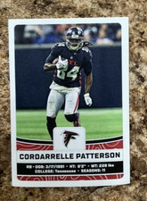 Cordarelle Patterson Atlanta Falcons 2023 Panini Sticker Card #436