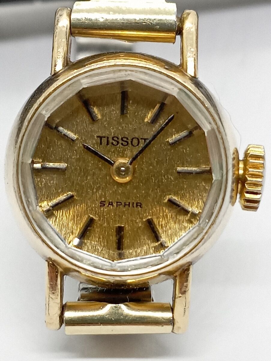 VINTAGE Tissot Saphir Women Ladies Watch Gold Plated Swiss VINTAGE Tissot Saphir Women Ladies Watch Gold Plated Swiss