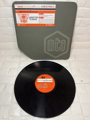 VTG Pure Tone 12'' Addicted To Bass Vinyl Promo (Robbie Rivera) HTF!