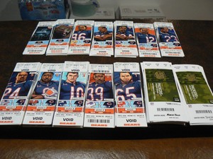 2018 Unused Chicago Bears Green Bay Packers Tickets All 12 Bears Games Ebay