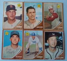 17-Card Lot 1962 Topps Baseball-J. Anderson/Cliff Cook/Danny Murphy/Ray Washburn