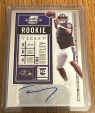 2020 Tyler Huntley Optic Rookie Ticket 