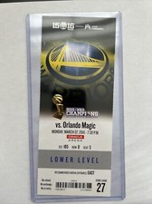 Warriors Ticket March 7 2016 (Stephen Curry 300 3pt made, home winning streak)
