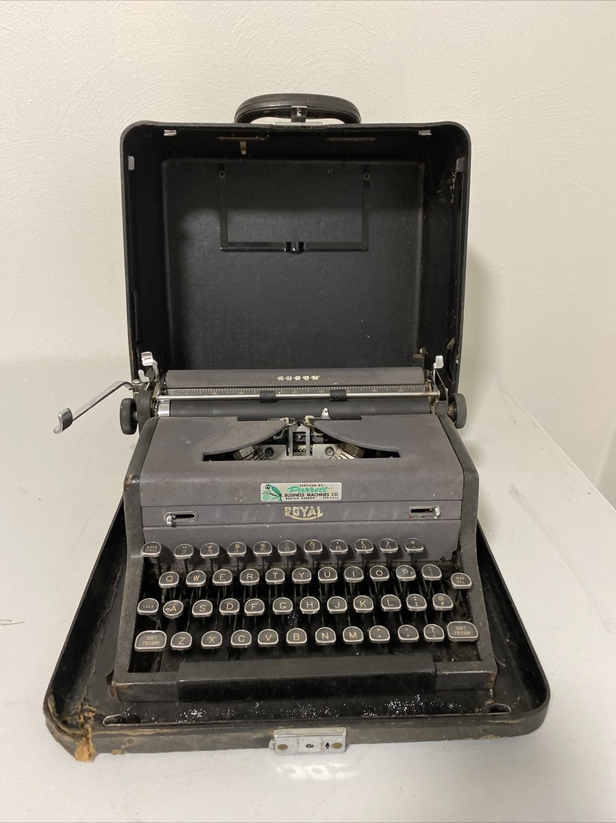  PORTABLE ロイヤルタイプライター ポータブル Royal (P) Portable Black Typewriter – Toronto Typewriters