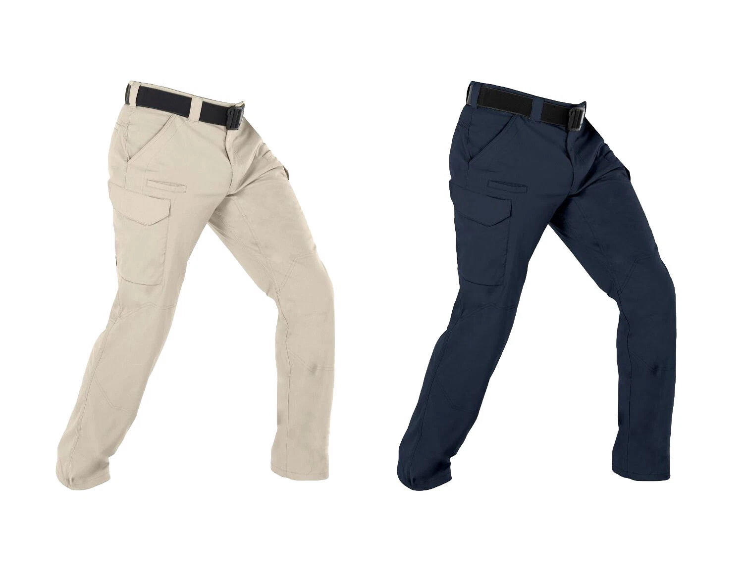 First Tactical Men's Velocity Pants - Lightweight Combat Trousers - Navy / Khaki