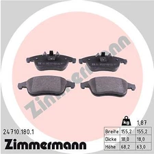 Zimmermann brake pad set, disc brake 24710.180.1
