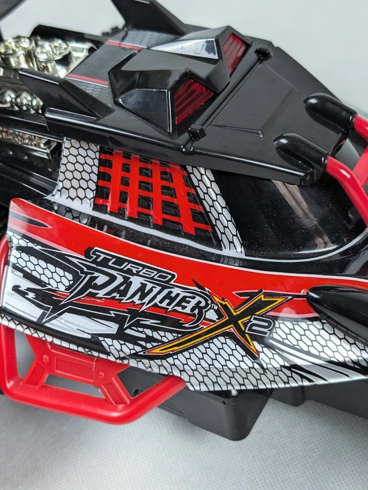 Vtg Nikko Remote Control Turbo Black Panther x2 1:10 Scale  - Image 2 of 4