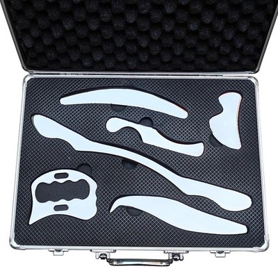Stainless Steel Gua Sha Scraping Massage Tool Set(6pcs) Muscle Scraper IASTM ...