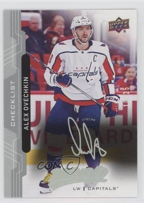 2018 Upper Deck MVP High Series Super Script 10/25 Alex Ovechkin Alexander 7fp