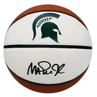 MAGIC JOHNSON SIGNED MICHIGAN STATE SPARTANS SIGNED BASKETBALL BECKETT COA