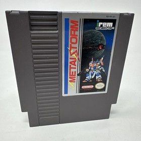 Metal Storm (Nintendo NES) COMPLETE CIB TESTED & WORKING W/ POSTER!
