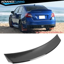 For 15-21 Subaru WRX 12-16 Impreza Duckbill Trunk Spoiler Carbon Fiber Print ABS