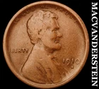 1910-S Lincoln Wheat Cent- Semi Key Better Date No Reserve #J4653