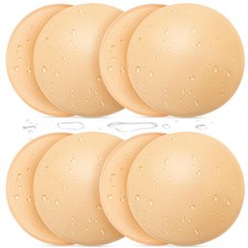 Waterproof Bathing Suit Inserts 4 Pairs, Round Swimsuit Pads Inserts Bra Cups...