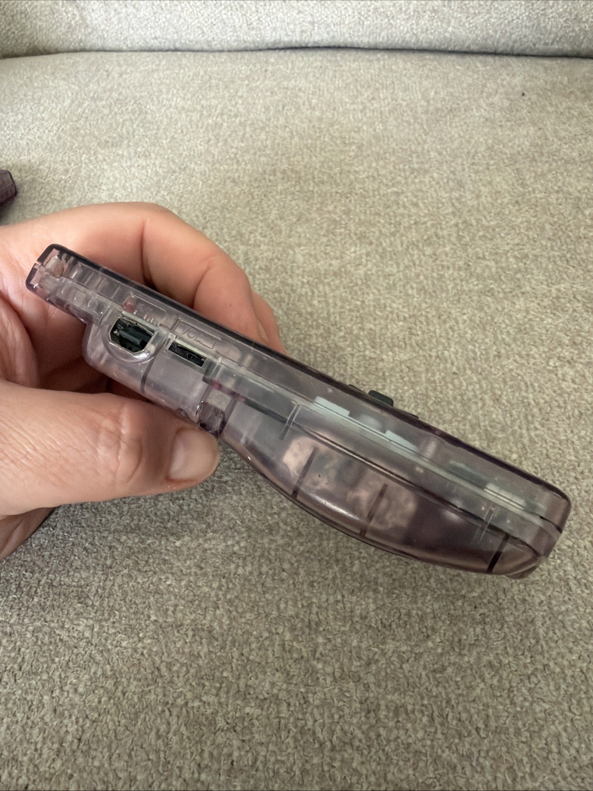 Nintendo Game Boy Color GBC IPS Mod Atomic Purple Nice Condition