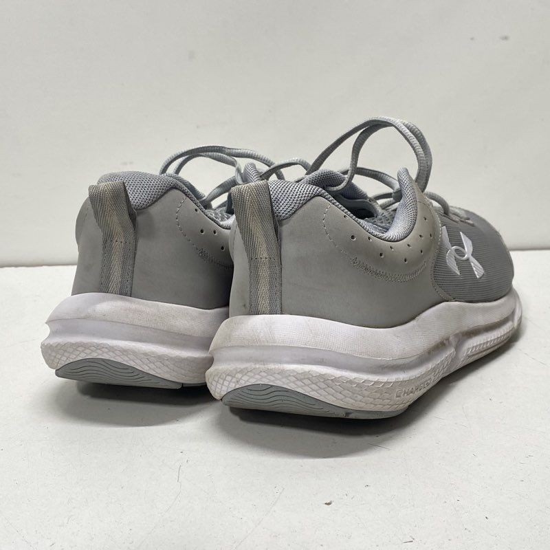 Under Armour Grey Solid Running Athletic Shoe Men… - image 7