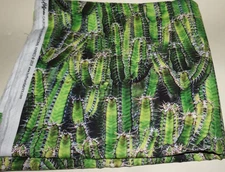 1yd. x 42", Hoffman California, "Nature's Narratives", (Cacti) Cotton Fabric