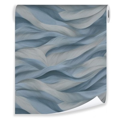 Vliestapete Blau Grau 3D Effect Abstrakt Wandtapete VLIES TAPETE XXL + KLEISTER