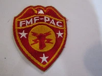 VINTAGE MILITARY PATCH WW2 ERA US MARINE CORPS FLEET MARINE FORCE PACIFIC SIGNAL