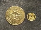 South Dakota State Quarter Coin Design Gold Tone Lapel Pin Tie Tack Pinback — photo 1