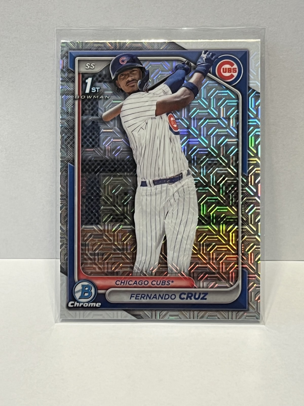 2024 Bowman Chrome - Prospects Fernando Cruz #BCP-197 Mojo Refractor (RC)