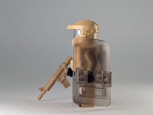 Custom Printed LEGO Minifigure (1x) Orbital Armor Desert Trojan Super Commando - Foto 5 di 24