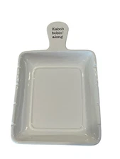 Mud Pie Kabob Serving Dish Grooves To Hold Skewers Modern Country Farmhouse