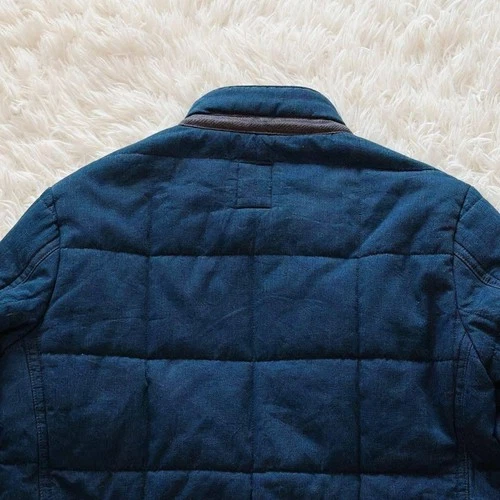 45R Indigo Cotton Quilted 908 Liner Blouson Jacket Excellent image 7