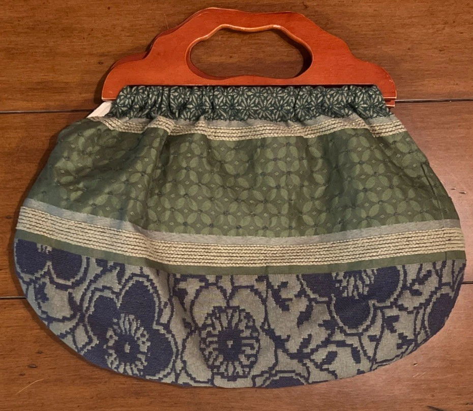 Urban Outfitters городской обновления гобелен сумка деревянная ручка богемное застежки сумочки - Изображение 2 из 4