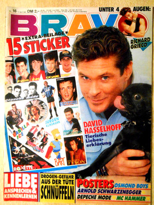 Bravo 16/1991 - Dr. Alban, Vanilla Ice, Pet Shop Boys, Roxette, Bronski Beat-TOP