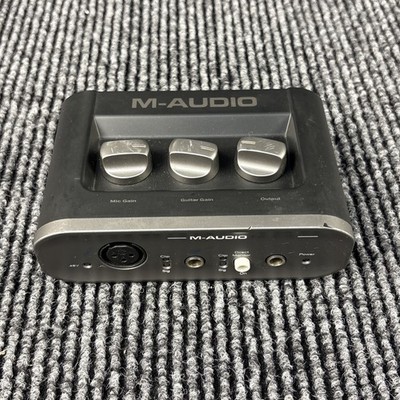 M-Audio Fast Track USB Audio Interface XLR/TRS In RCA Out Direct Monitoring