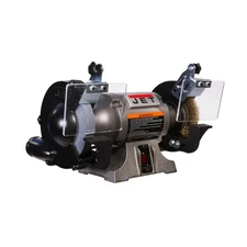 JET JBG-6W 6" Bench Grinder with Wire Wheel – 1/2 HP, 115 V 1 Ph, 3450 RPM