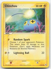 Chinchou 57/101 EX Hidden Legends Pokemon TCG DM
