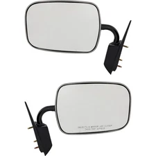 Mirrors For 1988-1998 Chevrolet K1500 88-00 C2500 C3500 K3500 L R Manual Chrome